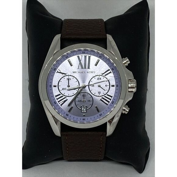 Michael Kors MK6331 Women's Brown Leather Analog Dial Quartz Genuine Watch GE460 - Picture 1 of 12